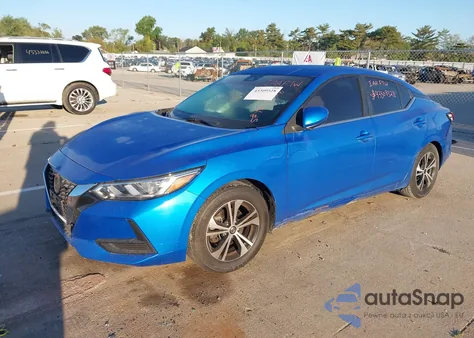 2021 Nissan Sentra Sv Xtronic Cvt z USA, uszkodzony, nr VIN 3N1AB8CV9MY223060